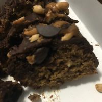 Peanut and chocolate cake  at Supanta in Lima