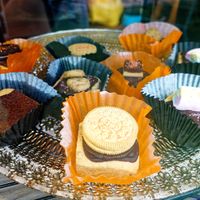 Bite-size cookies at Supanta in Lima