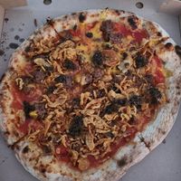 Badass vegan Pizza at Badass Burgers in St Julians