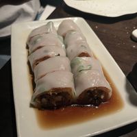 Crispy wild mushroom and bean curd cheung funn  at Yauatcha - Soho in London