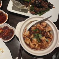 Plant based duck and mapo tofu   at Yauatcha - Soho in London