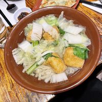 Awful vegan “vegetable” soup.   at Old Tree Daiwan Bee in London