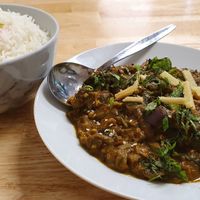 Bhindi Masala at Indian Food Junkiz in Launceston
