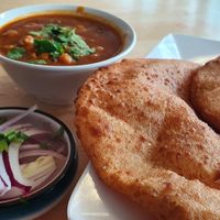 Chole Bhature at Indian Food Junkiz in Launceston