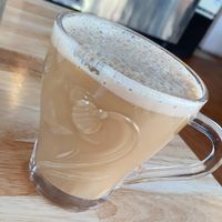 Indian Style Coffee on Almond Milk at Indian Food Junkiz in Launceston