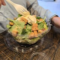 Even their salad was good at A. T. M. Vegan Deli in Brooklyn