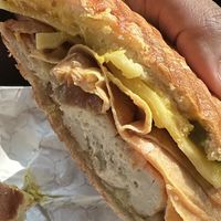 C.B.N. (Cuban sandwich)  at A. T. M. Vegan Deli in Brooklyn