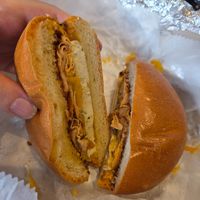 Sooooo delicious and amazing at A. T. M. Vegan Deli in Brooklyn