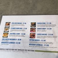 Yummy vegan menu!   at The Boochyard @ Local Roots in Vista