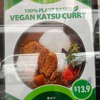 Vegan katsu curry at Rice Workshop in Melbourne