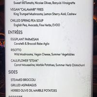 Menu at Hank's Fine Steaks & Martinis in Henderson