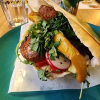 Falafel pita at Green Way - Food For Life in Sopot