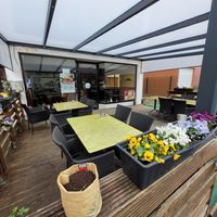 Exterior and outdoor seating area at Istanbul Grill in Dortmund