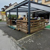 Exterior and outdoor seating area at Istanbul Grill in Dortmund