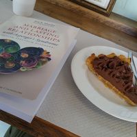 Crostata gluten-free al cioccolato at Animo Cucina Naturale in Brescia