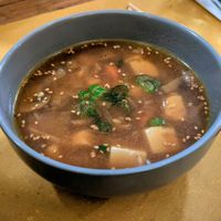 Zuppa piccante at Animo Cucina Naturale in Brescia