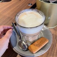 Latte mit Sojadrink  at WASBAR in Bruges