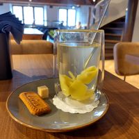 Fresh ginger tea at WASBAR in Bruges