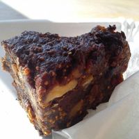 figs and dates brownie at Bio-Piekarnia Ziarno - Dworcowa in Gdynia