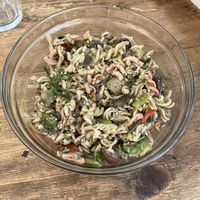 Gluten free pasta salad   at L'Okara in Caen