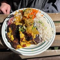 Assiette du jour at L'Okara in Caen