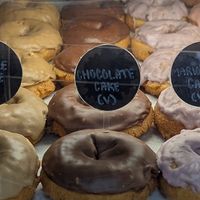 vegan doughnuts at Angel's Donuts & Ice Cream in Vancouver