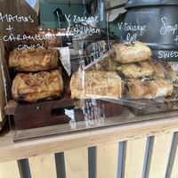 Range of savoury options   at Zola's Bakery in Galashiels