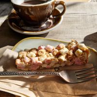 Biscoff rocky road. AMAZING at Zola's Bakery in Galashiels