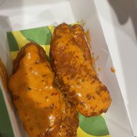 Spicy chickn (buffalo sauce)   at Plantees in Orlando