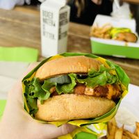 Buffalo chicken sandwich   at Plantees in Orlando