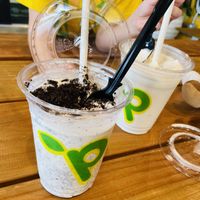 Oreo and vanilla shake  at Plantees in Orlando