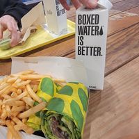 Boxed water at Plantees in Orlando