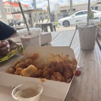 Loaded tots and shakes   at Plantees in Orlando