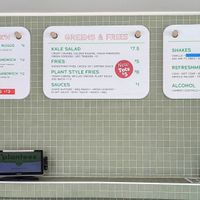 Menu at Plantees in Orlando