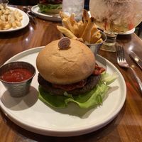 Vegan burger  at Gordon Ramsay Burger in Las Vegas