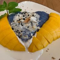 Mango sticky rice at Kati Vegan Thai in Kirkland