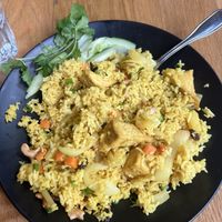 Pinapple fried rice  at Kati Vegan Thai in Kirkland