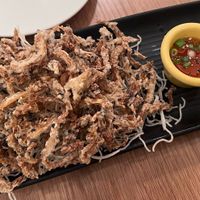 Angel wings- fried mushrooms  at Kati Vegan Thai in Kirkland