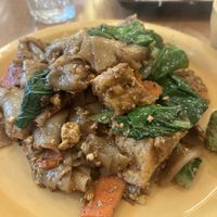 Pad see ew with crispy tofu and just egg  at Kati Vegan Thai in Kirkland