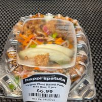 Vegan bao (to go) at Happi Spatula in Vista