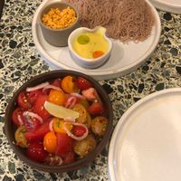 String Hoppers with Kiri Hodhi and Pol Sambol And Tomato Sambol  at Kolamba in London