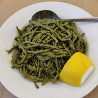 Wild asparagus at Vradeto Tavern in Vradeto