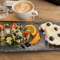 Sweet and salty plate  at Hanging Out Café in Hamburg