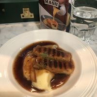 Vegan bangers and mash   at Mother Mash in London
