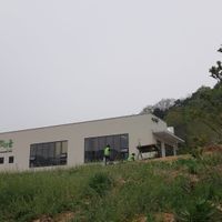 View from outside, located up the hill at Vegi Narang Kitchen - 배지나랑키친  in Geochang