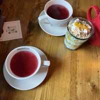 Purple rain tea- really good   at Frogmoon in Aberdeen