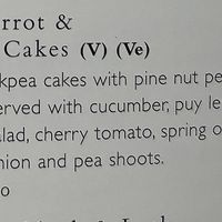 Menu  at Bettys in Harrogate