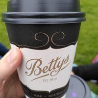 Decaf oat latte (May 2022) at Bettys in Harrogate