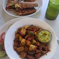 Banh mi, Vegan stack at F Cafe in Watamu