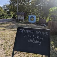 Entrance at F Cafe in Watamu